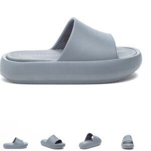 J Slides Squish Beach slides size 10 Medium choice of Grey or Black New!